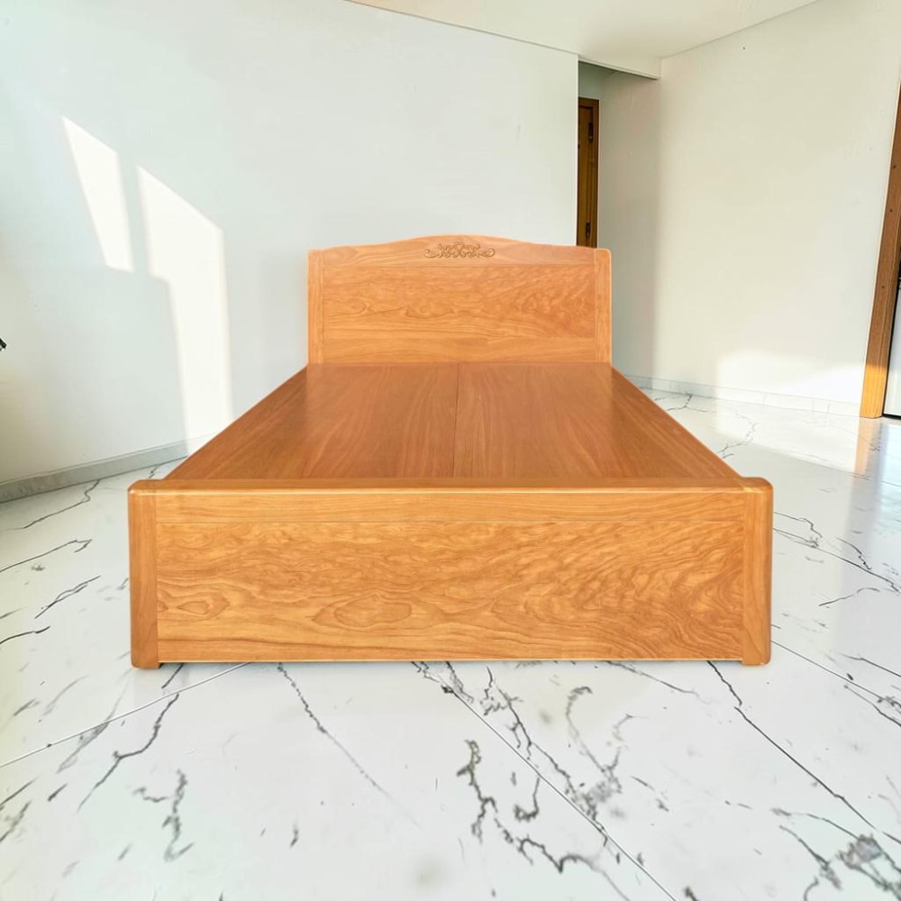 Mẫu giường gỗ xoan đào đẹp