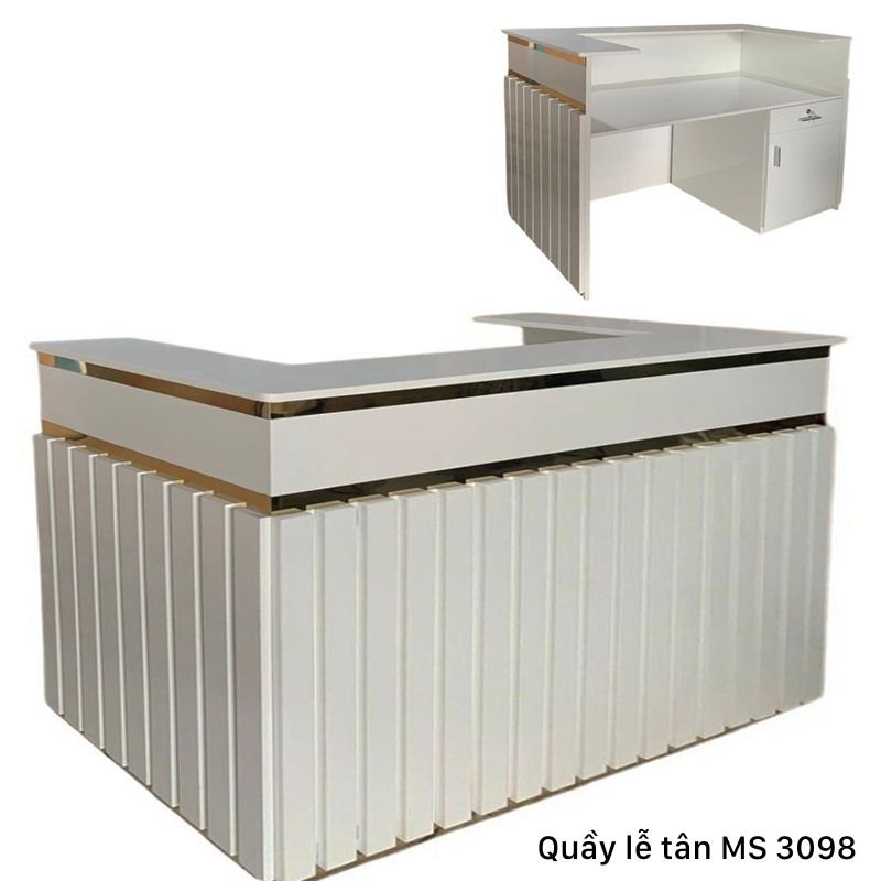 Quầy lễ tân nhỏ đẹp MS 3098 1 Quầy lễ tân nhỏ đẹp MS 3098