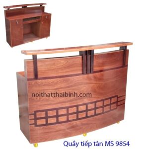 Quầy lễ tân đẹp tphcm MS 9854 Giá 1m4 = 4.900.000