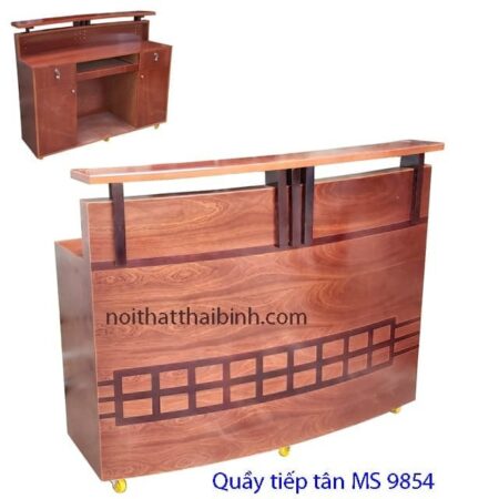 Quầy lễ tân đẹp tphcm MS 9854 Giá 1m4 = 4.900.000