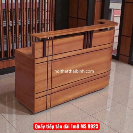 Quầy tiếp tân dài 1m8 MS 9923