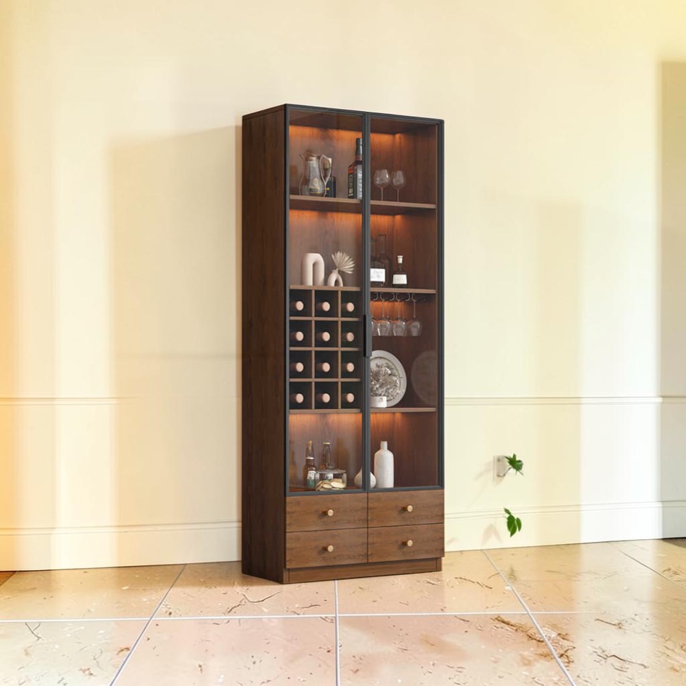 Tủ Rượu Gỗ Tự Nhiên