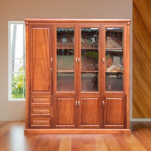 Tủ tài liệu gỗ xoan đào tự nhiên MS 3192