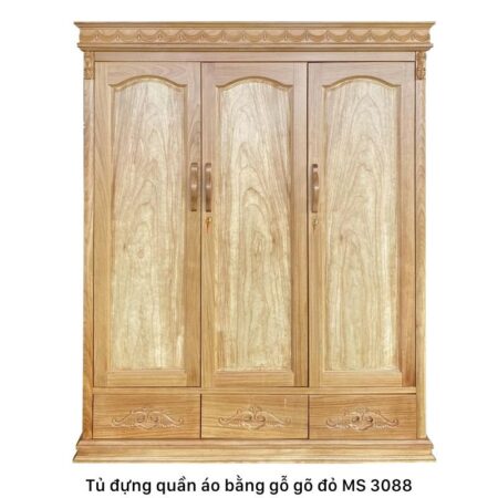 Tủ đựng quần áo bằng gỗ MS 3088