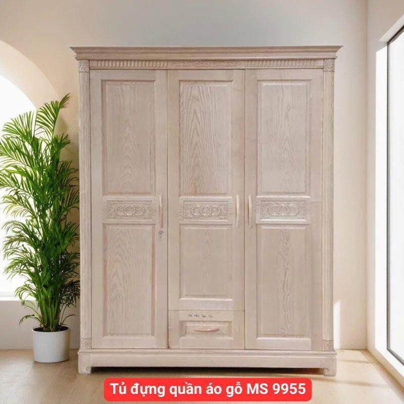Tủ đựng quần áo gỗ MS 9955 1 Tủ đựng quần áo gỗ MS 9955