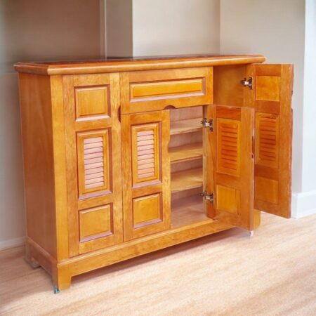 Tủ giày gỗ xoan đào hiện đại MS 3258