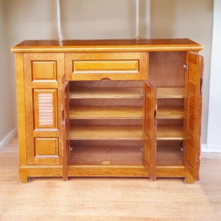 Tủ giày gỗ xoan đào hiện đại MS 3258