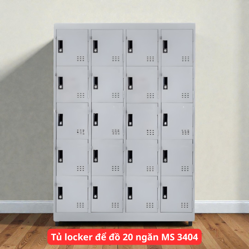 Tủ locker để đồ 20 ngăn MS 3404 1 Tủ locker để đồ 20 ngăn MS 3404