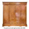 Tủ quần áo 4 cánh gỗ tự nhiên MS 2999 2 Tủ quần áo 4 cánh gỗ tự nhiên MS 2999