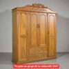 Tủ quần áo gỗ gõ đỏ tự nhiên MS 3307 2 Tủ quần áo gỗ gõ đỏ tự nhiên MS 3307