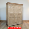 Tủ quần áo gỗ sồi MS 9751 3 Tủ quần áo gỗ sồi MS 9751