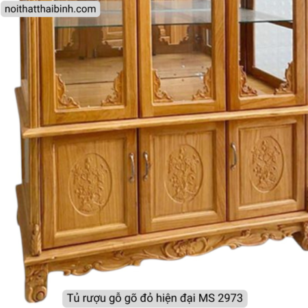 Tủ trang trí phòng khách MS 2096