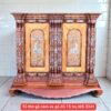 Tủ thờ gỗ căm xe gõ đỏ 15 trụ MS 3331 2 Tủ thờ gỗ căm xe gõ đỏ 15 trụ MS 3331