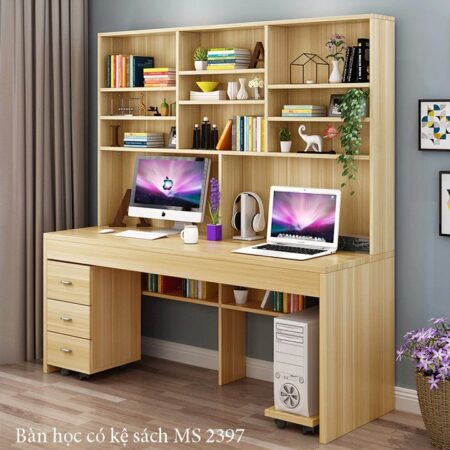 Bàn học có kệ sách MS 2397