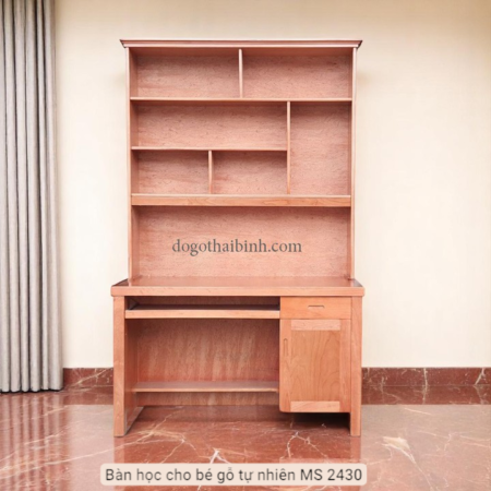 Bàn học cho bé gỗ tự nhiên MS 2430 | GIAO HỎA TỐC TPHCM