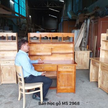 5 mẫu bàn học sinh tiểu học ở nhà đẹp, tiết kiệm diện tích