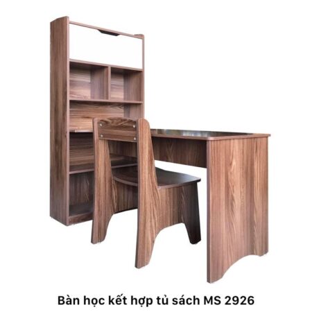 Bộ bàn học kết hợp tủ sách MS 2926