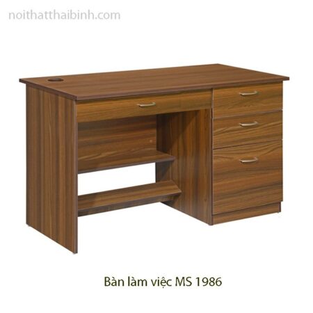 Bàn làm việc văn phòng 1m2 MS 1986