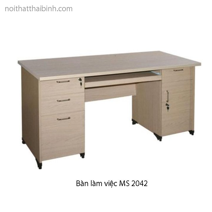 Bàn làm việc cao cấp MS 2042 1 Bàn làm việc cao cấp MS 2042