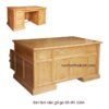 Bàn làm việc bằng gỗ gõ đỏ MS 2064 2 Bàn làm việc bằng gỗ gõ đỏ MS 2064