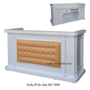 Bàn lễ tân đẹp MS 1689