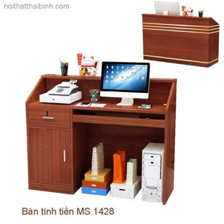 Bàn tính tiền đẹp MS 1428 Giá bán= 3.000.000đ giảm còn= 2.400.000đ