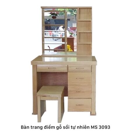 Bàn trang điểm gỗ sồi tự MS 3093 | GIAO HỎA TỐC TPHCM