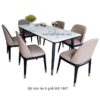 Bộ bàn ăn ghế hiện đại 6 ghế MS 1607 3 Bộ bàn ăn ghế hiện đại 6 ghế MS 1607