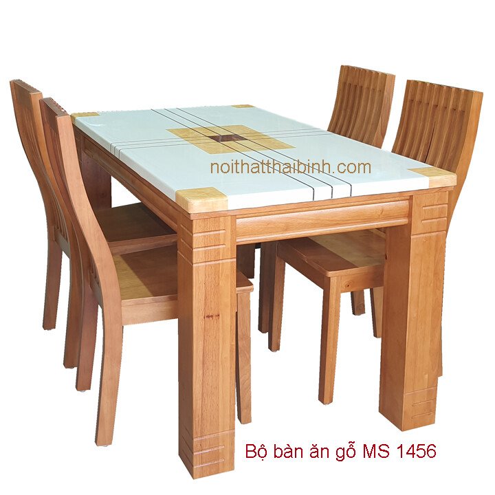 Bộ bàn ăn gỗ mặt đá 4 ghế MS 1456 Giá bán= 12,000,000đ giảm còn= 10,000,000đ 1 Bộ bàn ăn gỗ mặt đá 4 ghế MS 1456 Giá bán= 12,000,000đ giảm còn= 10,000,000đ