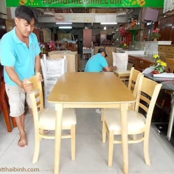 Bộ bàn ghế ăn giá rẻ MS 9853 11 Bộ bàn ghế ăn giá rẻ MS 9853