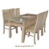 Bộ bàn ăn gỗ sồi 6 ghế MS 1271 Giá bán = 11.500.000 đ giảm còn = 8.500.000 đ