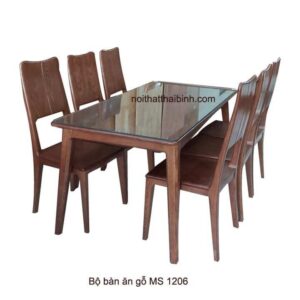 Bộ bàn ghế gỗ phòng khách MS 1206 Giá bán = 20.000.000 đ giảm còn = 15.500.000 đ