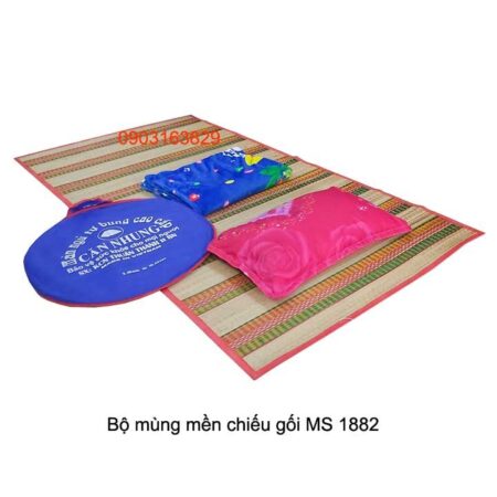 Bộ mùng mền chiếu gối giá rẻ MS 1882