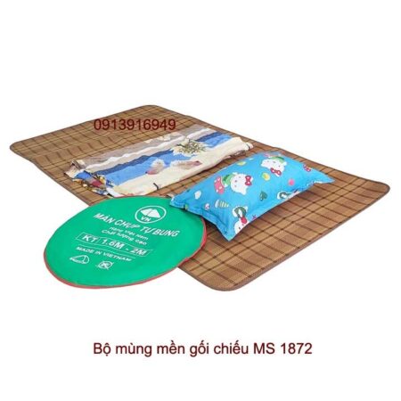 Bộ mùng mền gối chiếu MS 1872