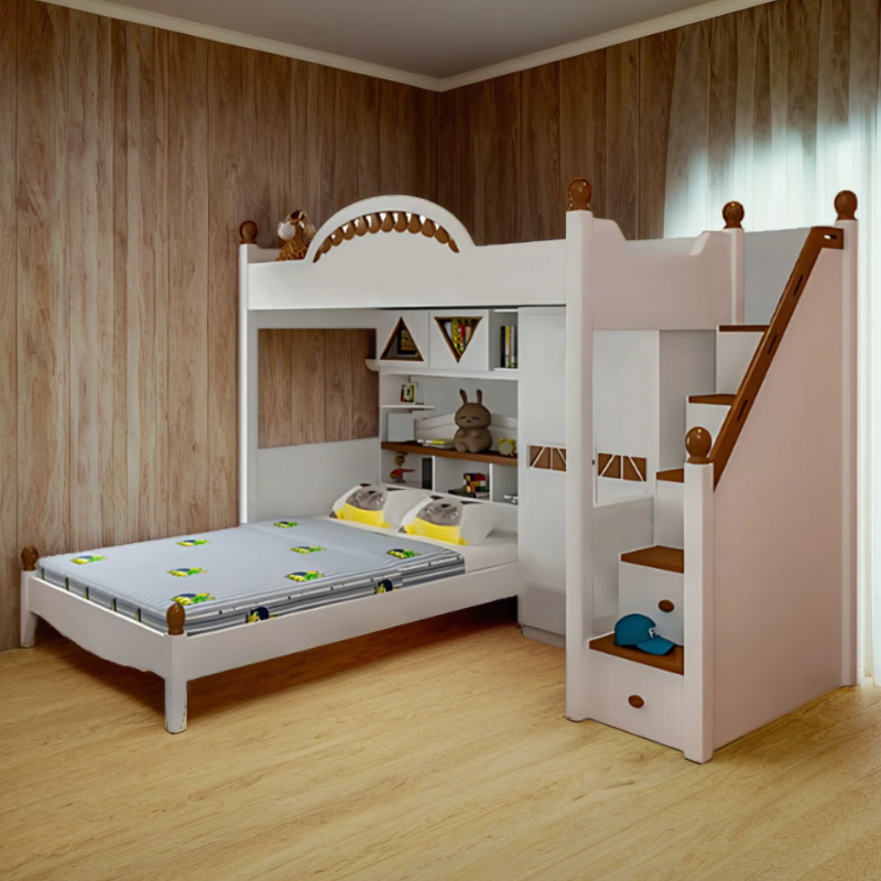 Bộ nội thất giường tầng cho bé MS 9814 3 Bộ nội thất giường tầng cho bé MS 9814 - Ảnh 3