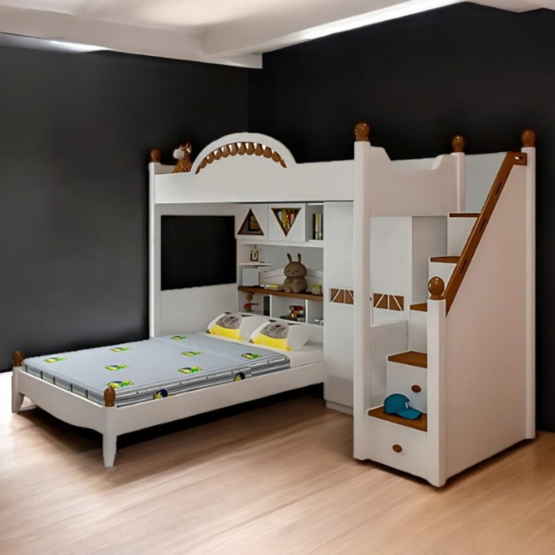 Bộ nội thất giường tầng cho bé MS 9814 2 Bộ nội thất giường tầng cho bé MS 9814 - Ảnh 2