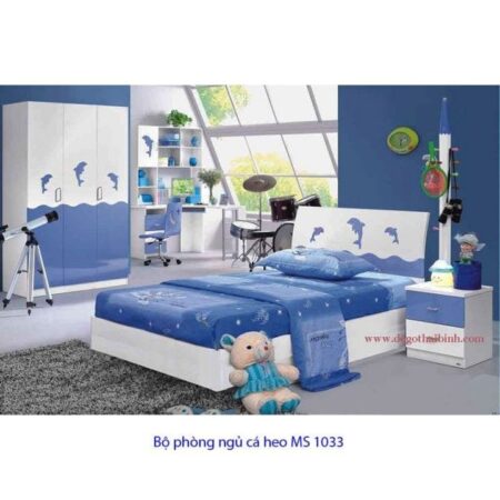 Bộ phòng ngủ  MS 1033 Giá bộ = 19.100.000 đ - Tặng 1 tấm nệm cao su non American