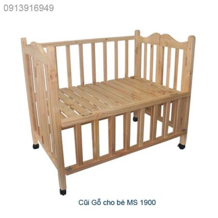 Cũi Gỗ cho bé MS 1900