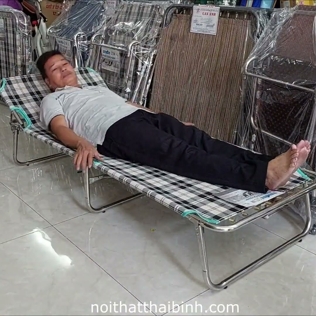 Ghế bố nằm inox MS 3142 | Thương hiệu THÀNH CÔNG Chính Hãng 4 Ghế bố nằm inox MS 3142 | Thương hiệu THÀNH CÔNG Chính Hãng - Ảnh 4
