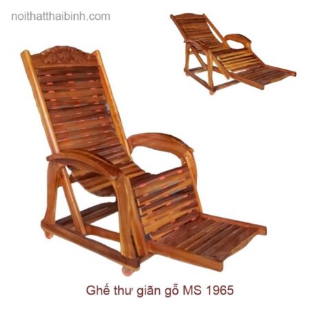 Ghế gỗ thư giãn MS 1965