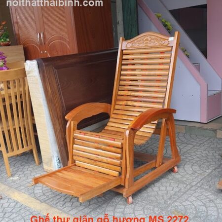 Ghế thư giãn gỗ hương MS 2272 | GIAO HỎA TỐC TPHCM