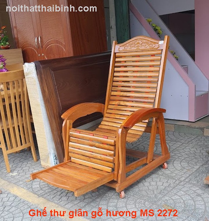 Ghế thư giãn gỗ hương MS 2272 | GIAO HỎA TỐC TPHCM 1 Ghế thư giãn gỗ hương MS 2272 | GIAO HỎA TỐC TPHCM