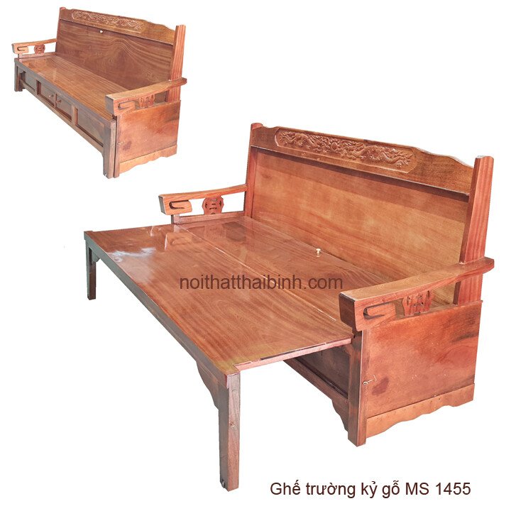 Ghế trường kỷ gỗ MS 1455 Giá bán= 8,500,000đ giảm còn= 6,500,000đ 1 Ghế trường kỷ gỗ MS 1455 Giá bán= 8,500,000đ giảm còn= 6,500,000đ