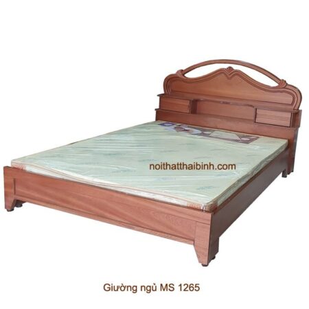 Giường ngủ đẹp giá rẻ MS 1265 Giá = 6.500.000 đ giảm còn = 5.500.000 đ