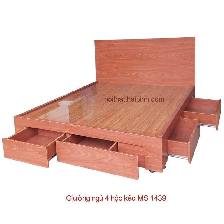 Giường ngủ 4 hộc kéo MS 1439 Giá bán= 7.000.000đ giảm còn= 6.000.000đ 1 Giường ngủ 4 hộc kéo MS 1439 Giá bán= 7.000.000đ giảm còn= 6.000.000đ