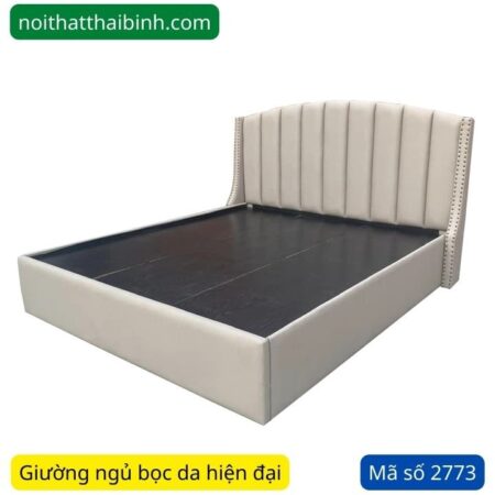 Giường bọc da sang trọng MS 2773