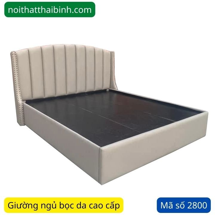 Giường bọc da hiện đại MS 2800 1 Giường bọc da hiện đại MS 2800