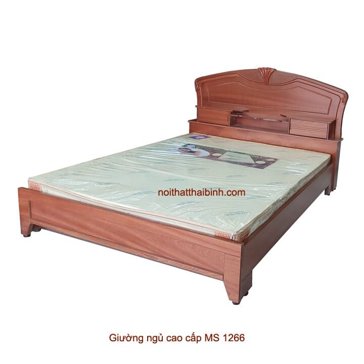 Giường ngủ cao cấp 1m6 MS 1266 Giá bán = 6.500.000 đ giảm còn = 5.500.000 đ 1 Giường ngủ cao cấp 1m6 MS 1266 Giá bán = 6.500.000 đ giảm còn = 5.500.000 đ