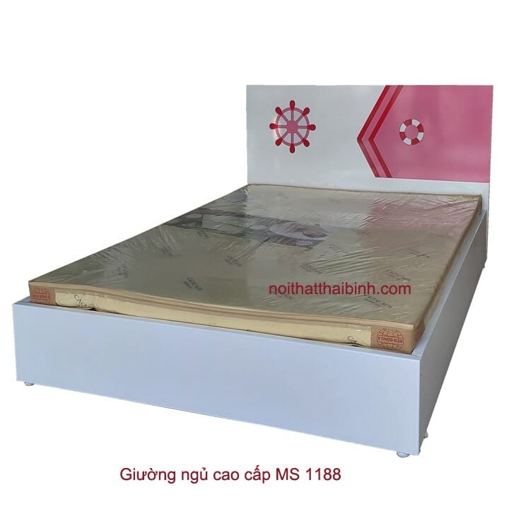 Giường ngủ đẹp màu hồng MS 1188 Giá bán = 6.500.000đ giảm còn = 5.500.000đ 1 Giường ngủ đẹp màu hồng MS 1188 Giá bán = 6.500.000đ giảm còn = 5.500.000đ