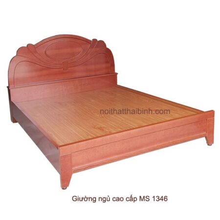 Giường ngủ 1m6 đẹp vạt tấm MS 1346 Giá bán= 5.500.000đ giảm còn= 4.500.000đ